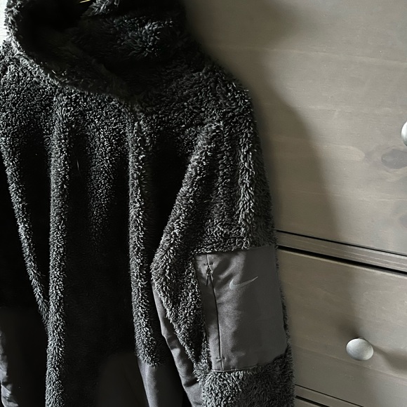 Black Nike Fuzzy Sweater - Picture 3 of 5